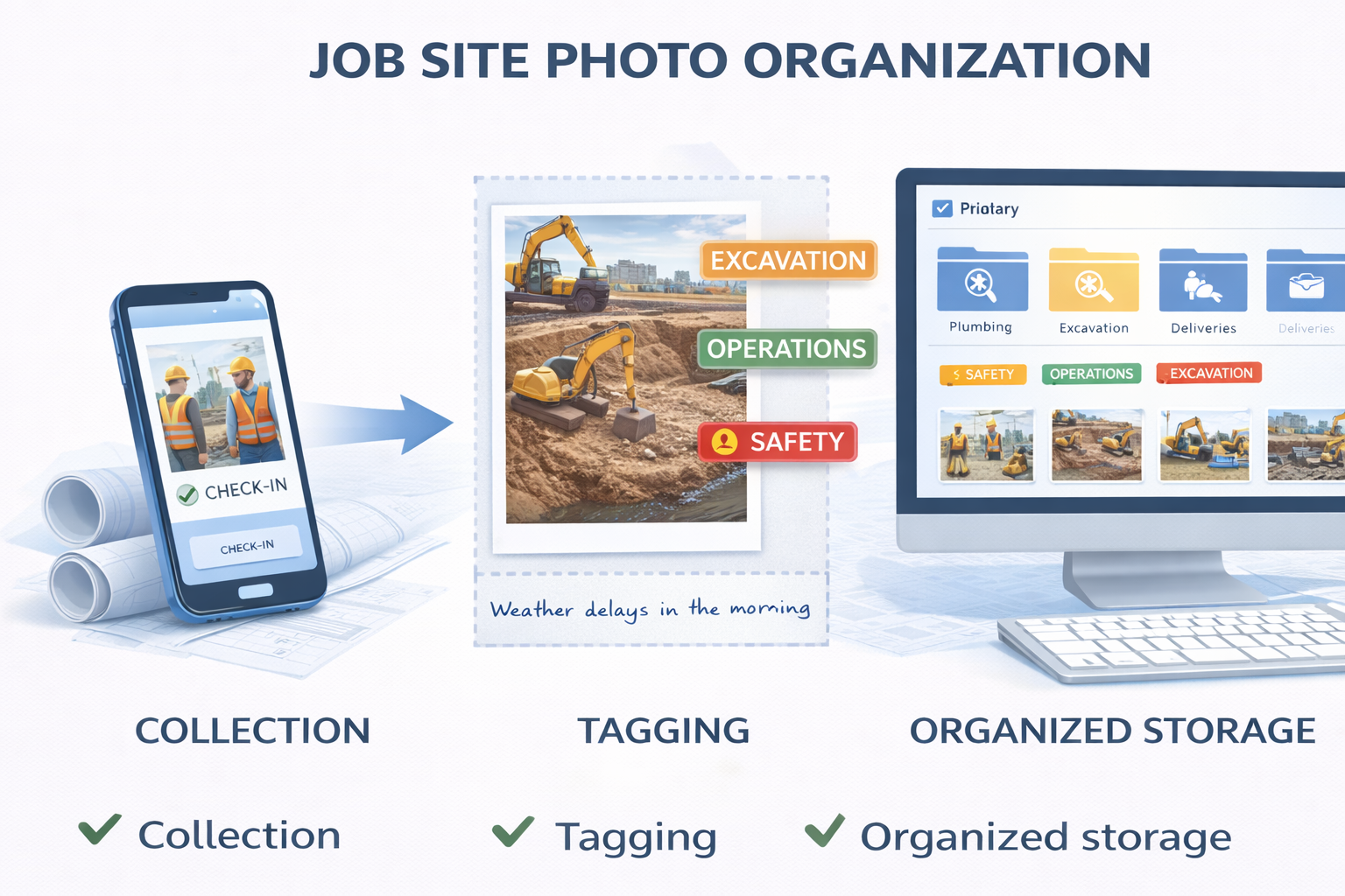 Jobsite photo organization